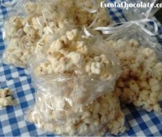 Pipoca Gourmet Chocolate e Leite Ninho