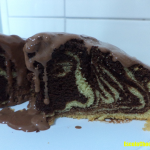 Bolo Marmorizado de Baunilha com Chocolate