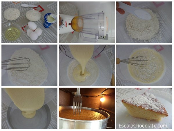 Bolo de Iogurte Natural Fofinho