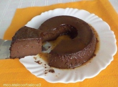 Como fazer pudim de chocolate