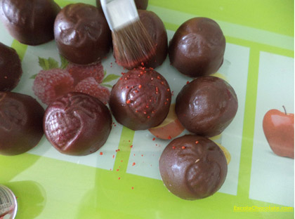 decorando bombons