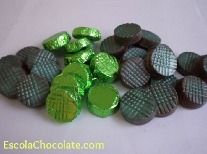 Pastilha de Chocolate Sabor Menta
