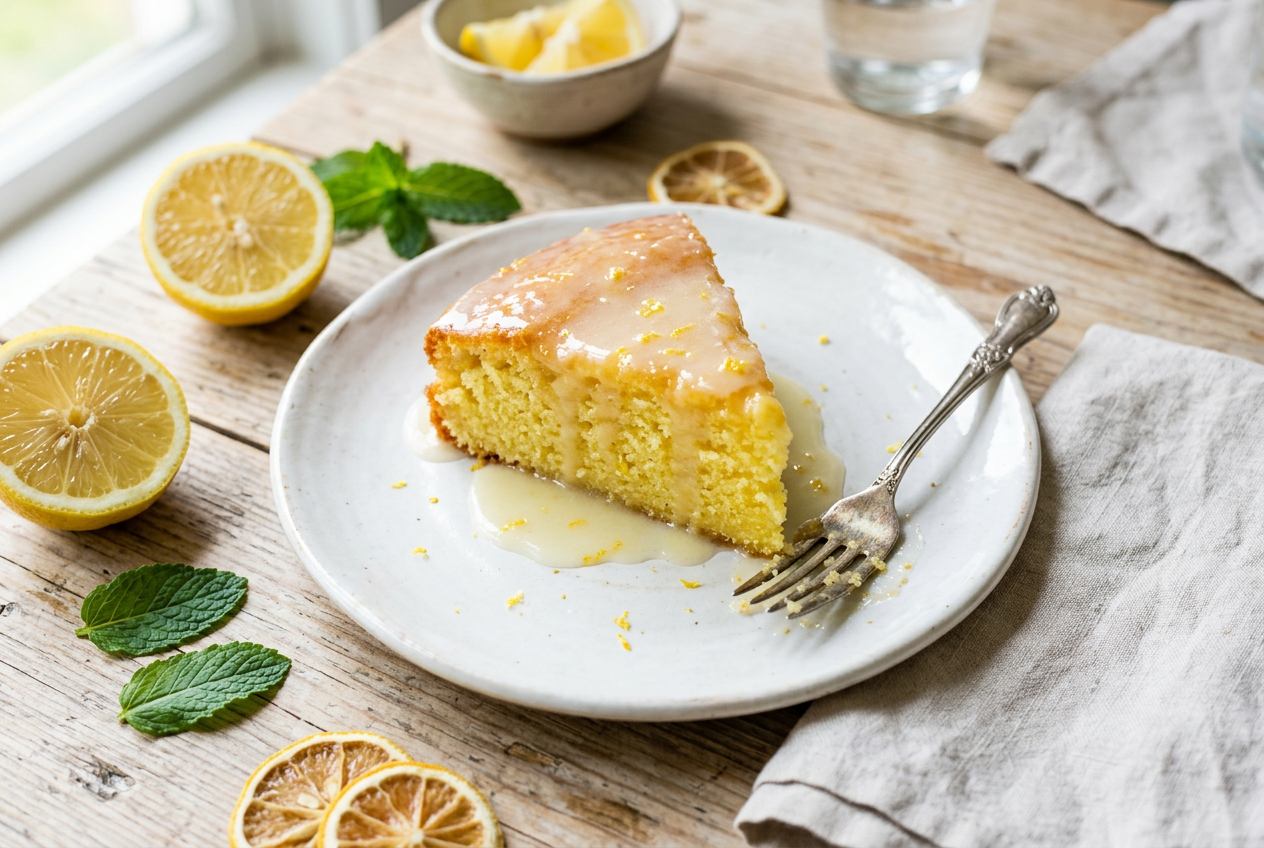 Receita Fácil de Bolo de Limão
