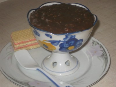 Receita de arroz doce com chocolate