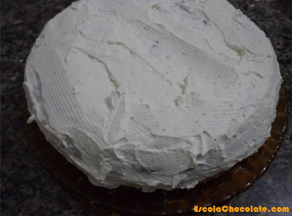 bolo com chantily