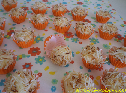 Receita de Brigadeiro Gourmet de Coco