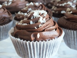 cobertura de cupcake sabor chocolate