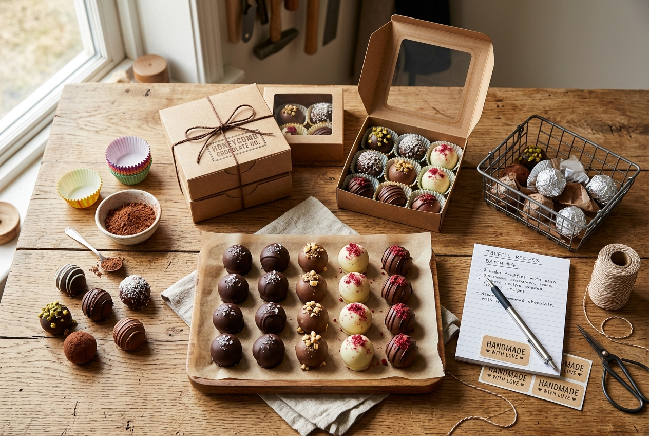 como fazer trufas para vender