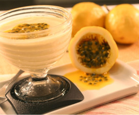 creme de maracujá com chocolate