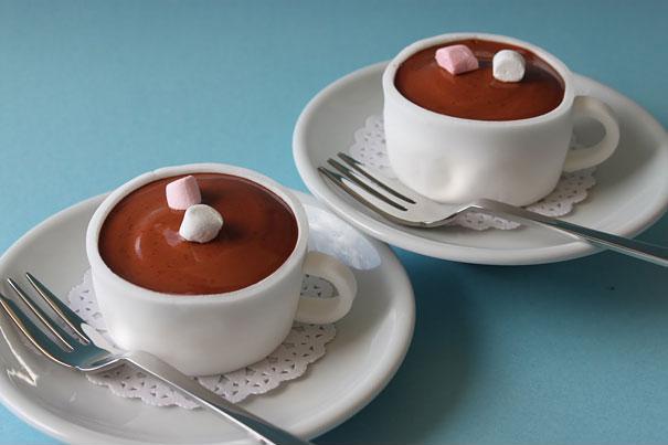 cupcake chocolate quente