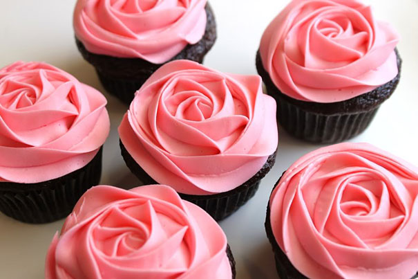 cupcake rosa