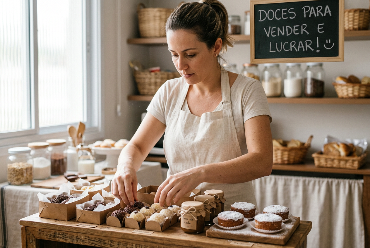 doces para vender e lucrar