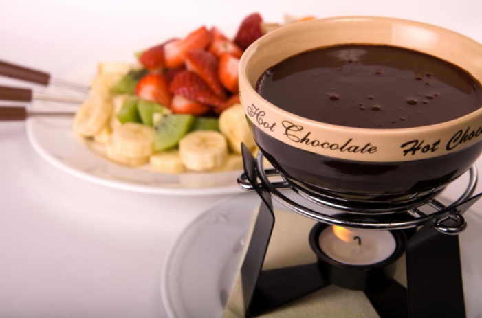 Fondue de chocolate com Ovomaltine