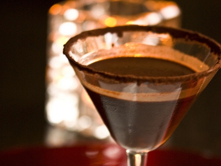 Licor de chocolate suave
