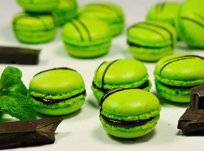 Receita de macarons de chocolate