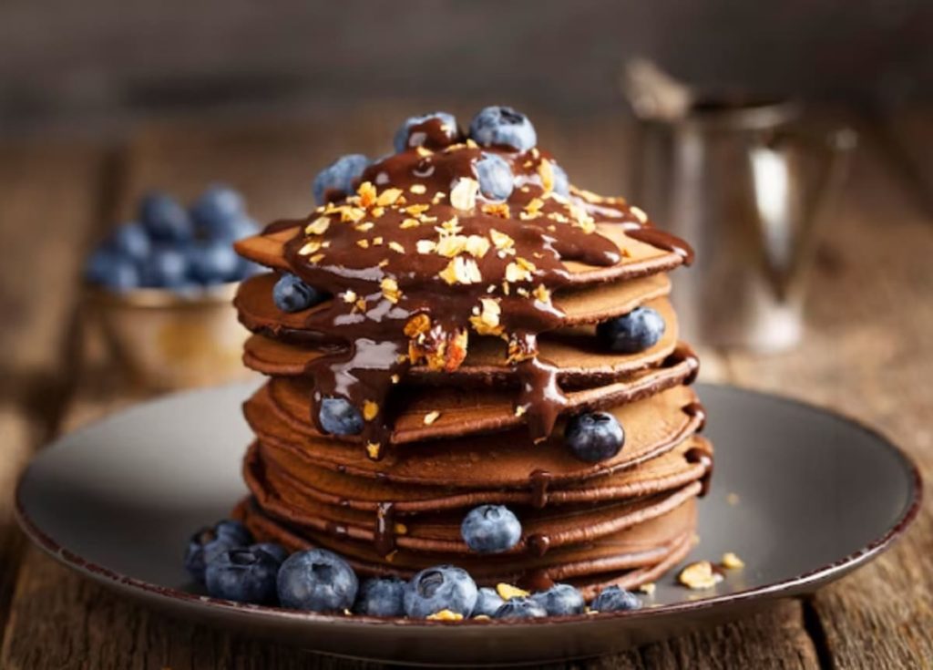 panqueca de chocolate