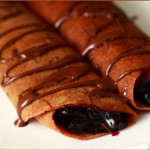 panquecas de chocolate