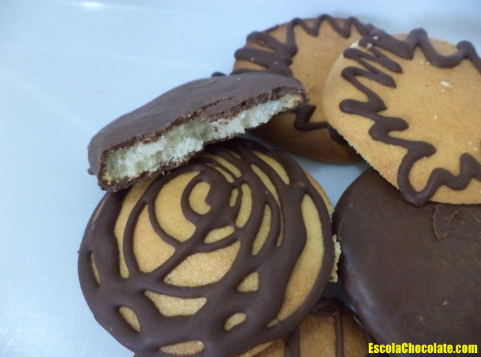 Receita de biscoito amanteigado de chocolate