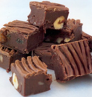 receita de fudge de chocolate