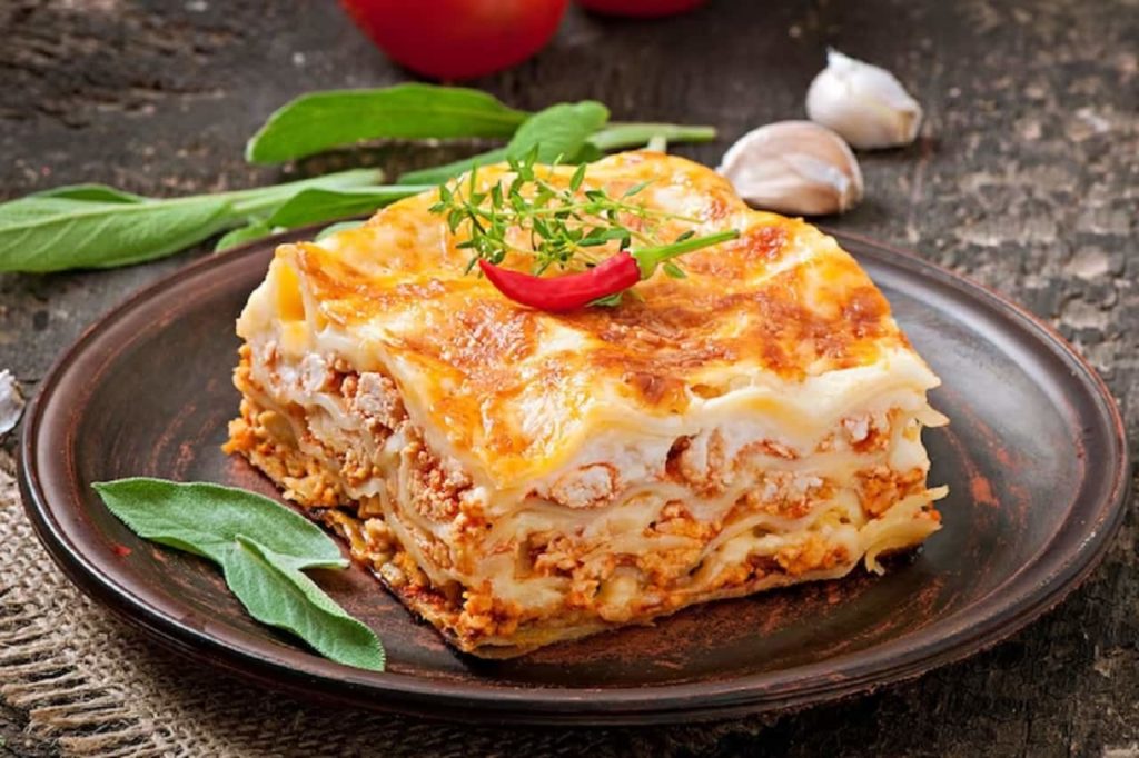 receita de lasanha de carne moída com molho branco