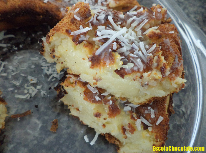 Receita de pudim de queijo fácil