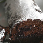 Rocambole de chocolate saboroso