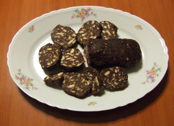 Receita de salame de chocolate