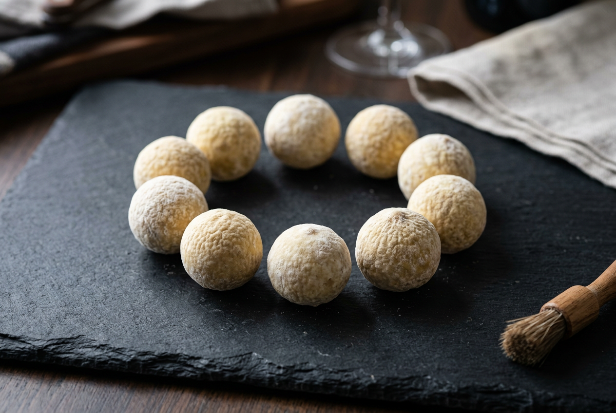 Receita fácil de trufa branca