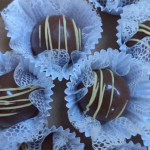 Trufa de chocolate com recheio espanhola