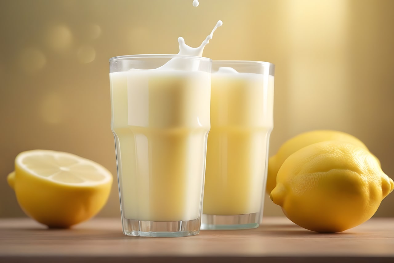 suco de limão com leite